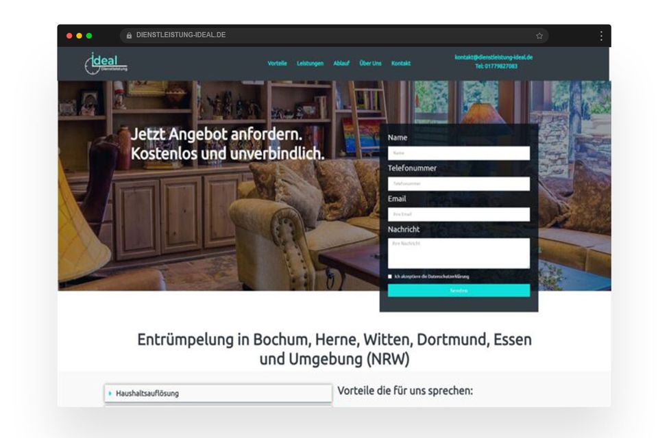 WordPress Webdesigner  Eigene Website oder Online-Shop inkl SEO in Dortmund