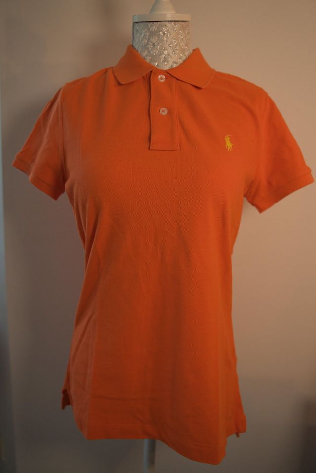 Ralph Lauren Poloshirt Orange Gr. M in Idar-Oberstein