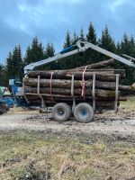 Holztransport Stammholz Rückewagen Bayern - Marktoffingen Vorschau