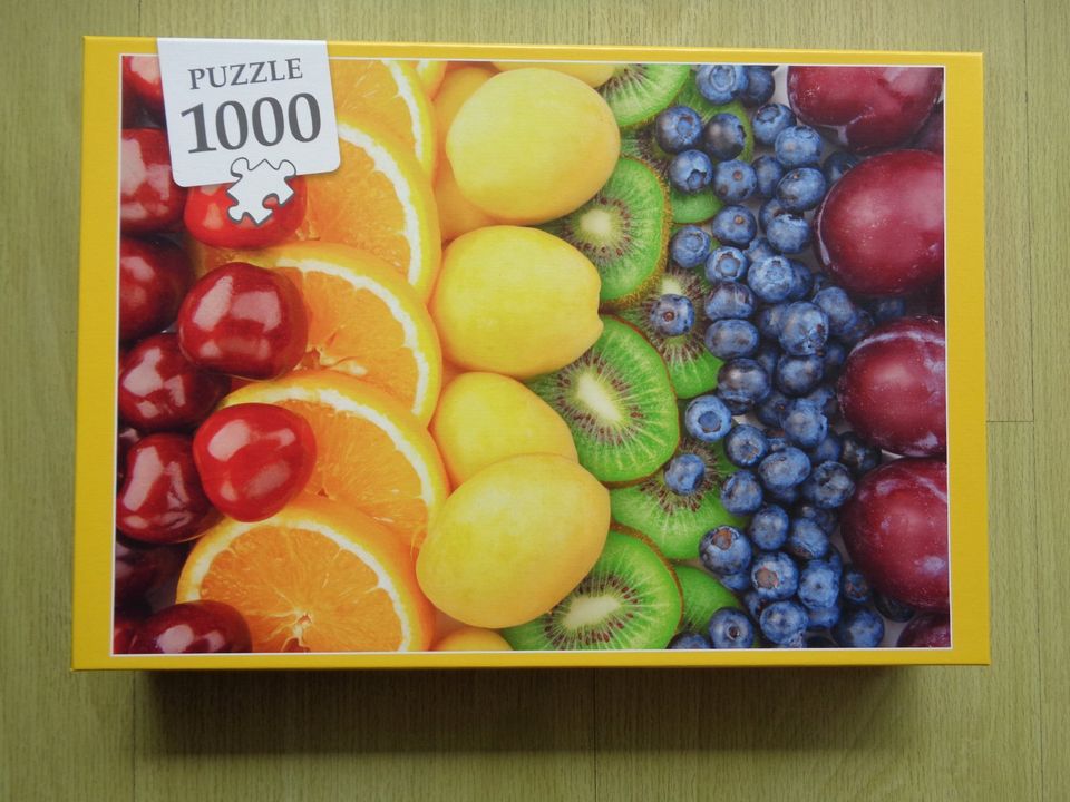 1 Puzzle 1000 Teile Früchte vollständig in Leverkusen