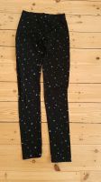 Leggings Hode 158 H&M h m schwarz mit silbernen Sternen Glitzer Hamburg Barmbek - Hamburg Barmbek-Süd  Vorschau