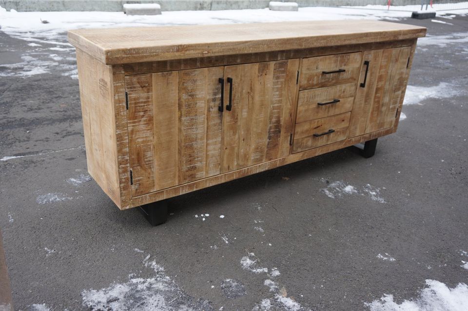 HSM Sideboard metal BC-WD200 # Mangoholz # Massiv-Möbel in Alsfeld