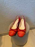 Ballerina Geox neu orange Leder 42 Lack Baden-Württemberg - Winterbach Vorschau