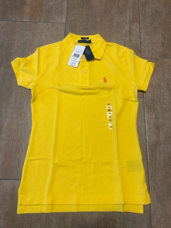 Polo Ralph Lauren Poloshirt Größe XS in gelb, Neu mit Etikett! in Rühen
