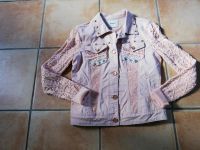 Desigual Jeansjacke rose lachs apricot mit Strickärmeln Nordrhein-Westfalen - Witten Vorschau