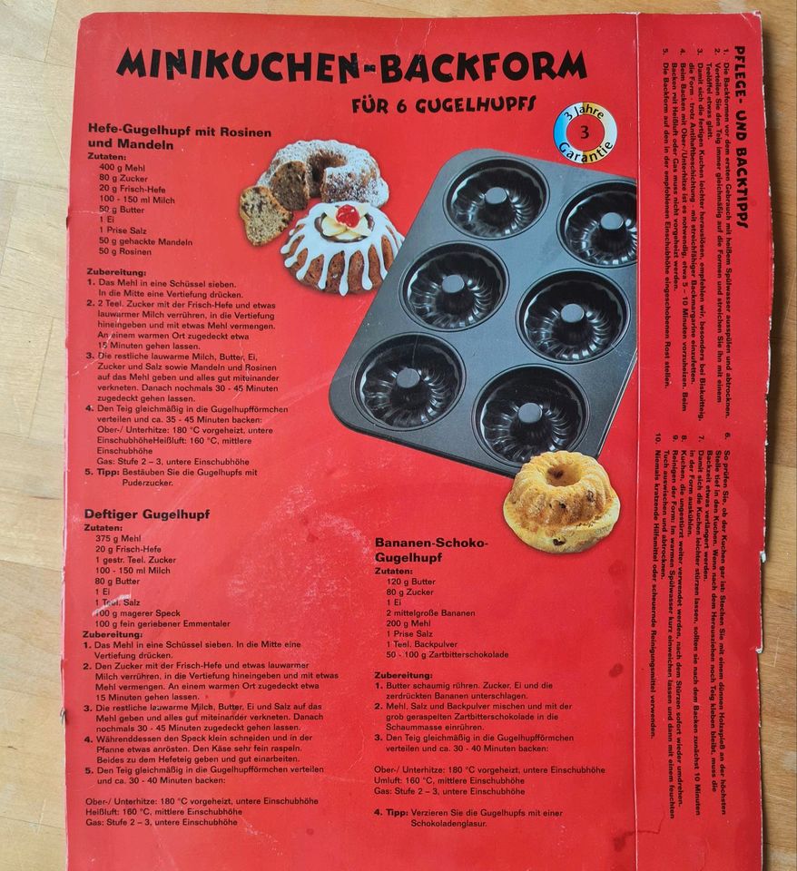 Minikuchen Gugelhupfform in Dinslaken