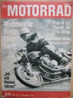 Das MOTORRAD 26/1969 Kreidler Florett Leipzig - Paunsdorf Vorschau