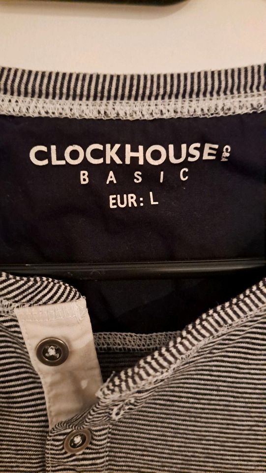 Herren Sweatshirt von Clockhouse Größe L in Stelle