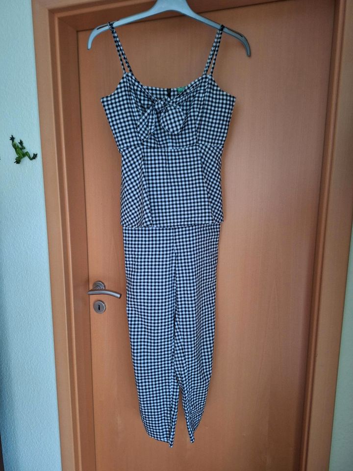 UNITED COLORS OF BENETTON Jumpsuit/Overall Gr. 36, 55% Leinen, Wi in Hagen