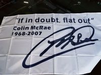 Colin McRae Wandfahne 150cmx90cm für Garage Impreza WRC Baden-Württemberg - Murr Württemberg Vorschau