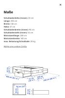 Brimnes Bett 140x200 inkl. Lattenrost, Matratze, Matratzenschoner Nordrhein-Westfalen - Korschenbroich Vorschau