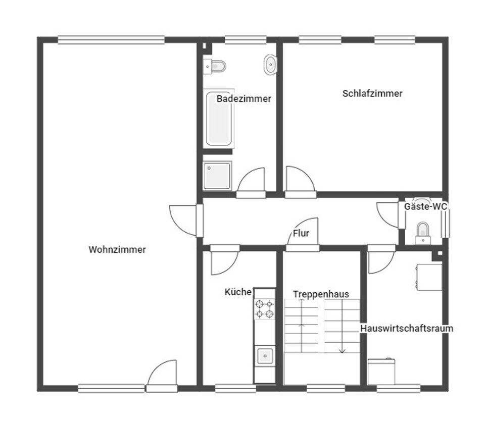 Ein Haus, viele Möglichkeiten: MFH mit Gewerbeeinheit und Stellplätzen in attraktiver Lage in Nettetal