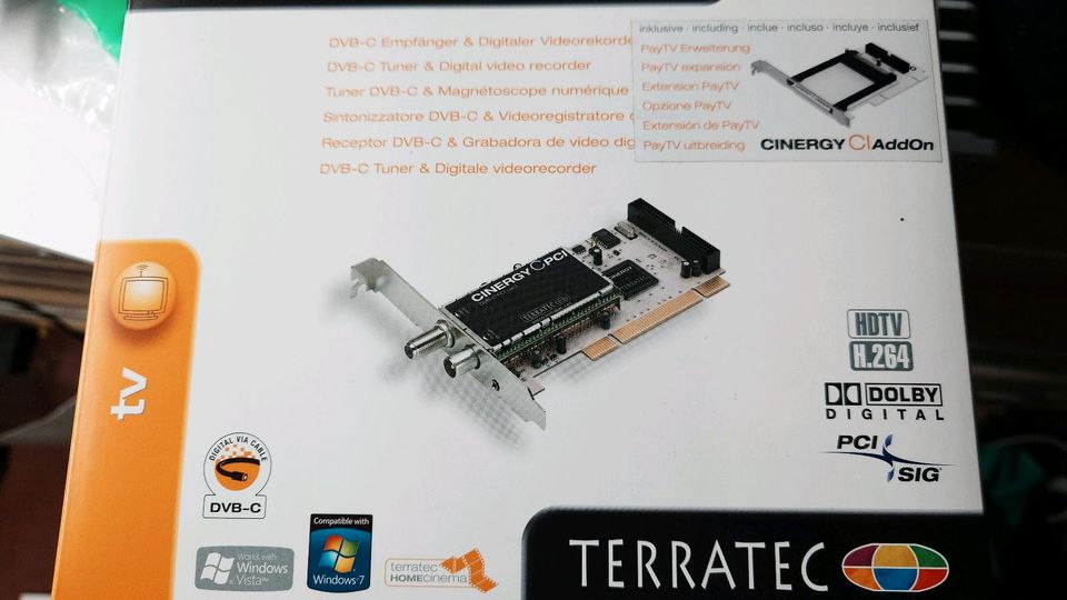 Terratec Cinergy DVB-T Tuner & Recorder Pci in Dillenburg