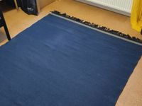 Teppich Läufer dunkelblau grau schwarz Fransen 240x170 IKEA Nordrhein-Westfalen - Lippstadt Vorschau
