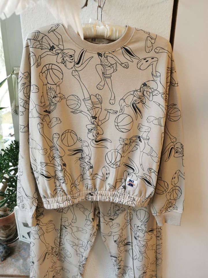 H&M Mädchen Jogginghose/Hose + Oberteil Größe 158 Looney Tunes in Dortmund