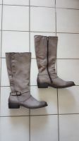 Schöne Stiefel * Tamaris * 39 *  Grau * Leder * wie neu Schleswig-Holstein - Neumünster Vorschau