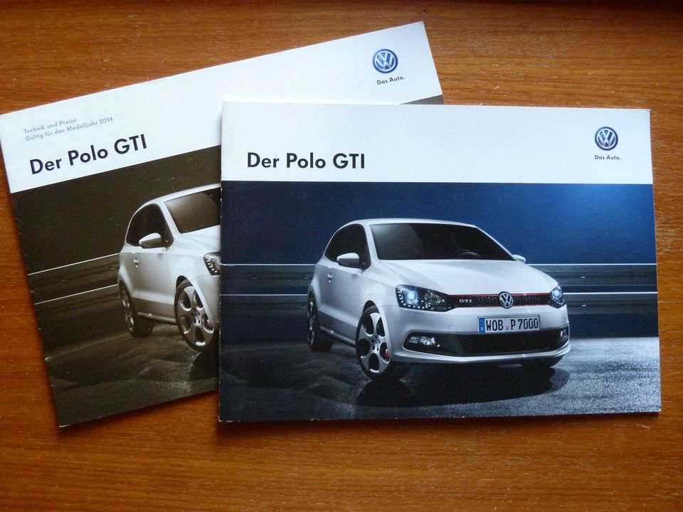 VW Volkswagen Polo 5 V GTI : Prospekt Katalog Werbung 2014 in Ritterhude