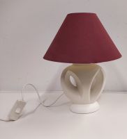 Retro Eulen-Lampe | Lampe mit rotem Schirm | Top Zustand! Niedersachsen - Zetel Vorschau