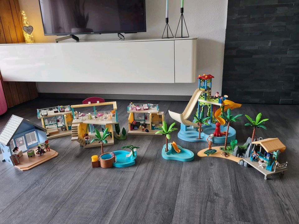 Playmobil Hotel + Schwimmbad + Strandbar + Friseurgeschäft in Mülheim (Ruhr)