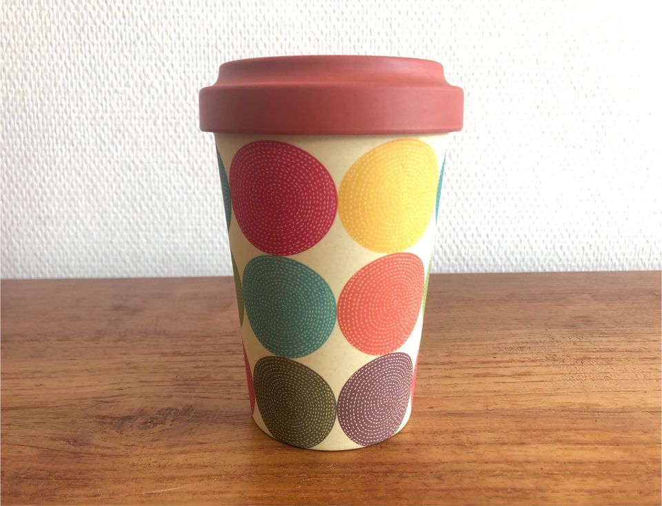 Wie neu! Bamboo Cup Kaffeebecher Bambus Coffee to go Tee Becher in Heidelberg