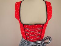 Turi Landhaus Dirndl Kleid Gr. 34 / XS rot mit schwarz Bayern - Hunderdorf Vorschau