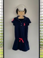 Polo Ralph Lauren Polo Piqué Kleid dunkelblau neonpink Gr. 4T/104 Hessen - Maintal Vorschau