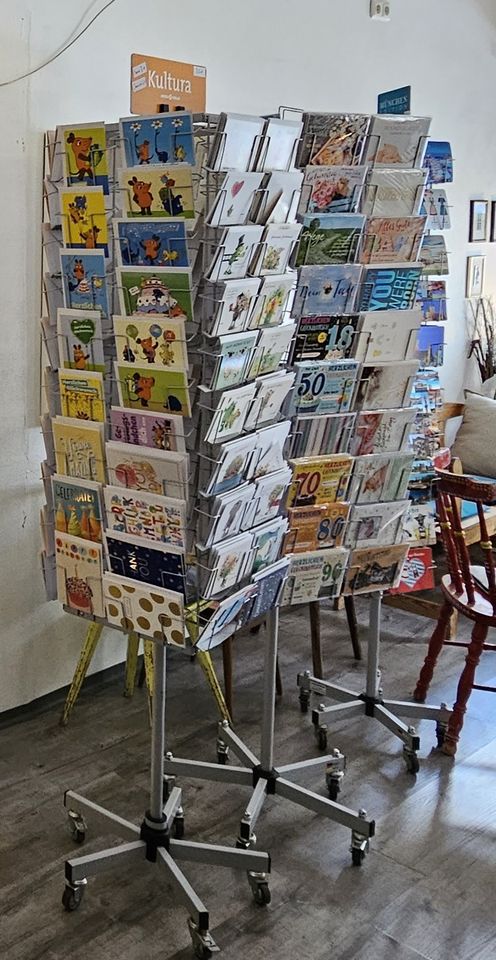 Grußkartenständer, Postkartenständer in München