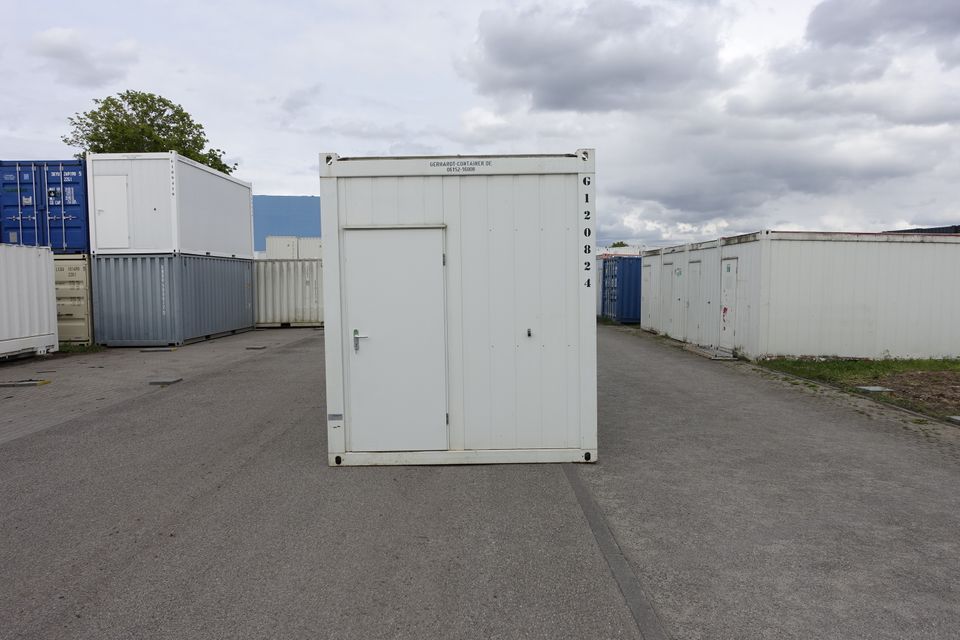 20 Fuß Mannschaftscontainer, Aufenthaltscontainer - RAL 9010 in Groß-Gerau