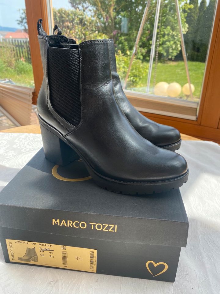 Marco Tozzi Stiefeletten schwarz in Stephansposching