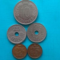 Dänemark  5 verschiedene Münzen Thüringen - Eisenach Vorschau