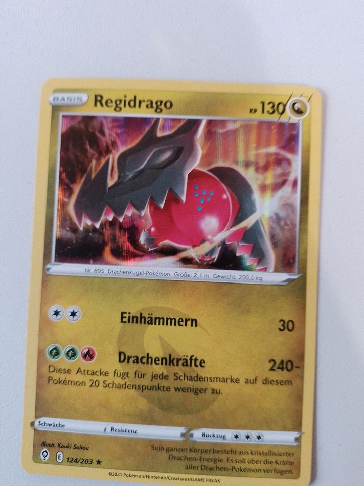 Pokemonkarten Regidrago in Forchtenberg