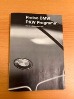 Preisliste BMW PKW Programm 1993 Brandenburg - Kleinmachnow Vorschau