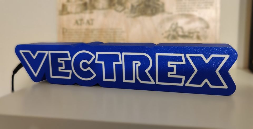 Vectrex EU Logo Lightbox - Leuchtkasten in Pfungstadt