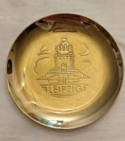 Vintage Messing Schale Teller Schälchen Leipzig Souvenir DDR gold Dresden - Gorbitz-Ost Vorschau