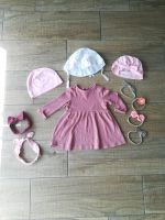 Baby Mädchen Kleidungspaket Kleid Mütze Haarband 68 74 Niedersachsen - Ganderkesee Vorschau