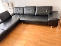 Ledercouch Sofa schwarz Bayern - Höhenberg i. T. Vorschau