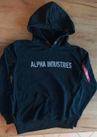 Hoodie "Alpha Industries" schwarz Gr. M Vorder u. Rück Druck Baden-Württemberg - Oberhausen-Rheinhausen Vorschau