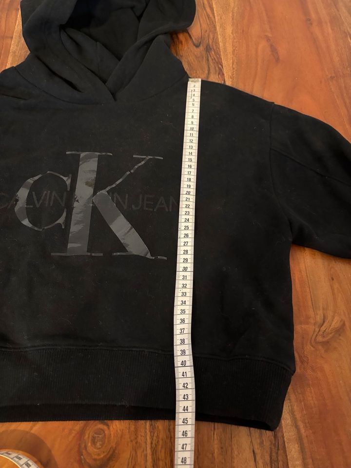 Calvin Klein Hoody kurz schwarz Gr S in Bad Wörishofen