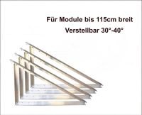 4x PV Solarmodul Halterungen / Aufständerungen / bis 115cm Sachsen - Oberschöna Vorschau