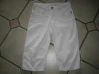 3/4 Weiße Jeans Sommerhose Gr. 36/38 Bermuda Rheinland-Pfalz - Lörzweiler Vorschau