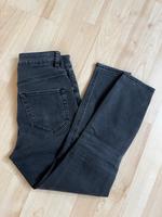 Stretch Jeans eng, anthrazit-schwarz, Asos, XXS Bayern - Gundelfingen a. d. Donau Vorschau