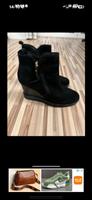 Tommy Hilfiger Stiefelette Keilabsatz gr 39 schwarz Köln - Vingst Vorschau