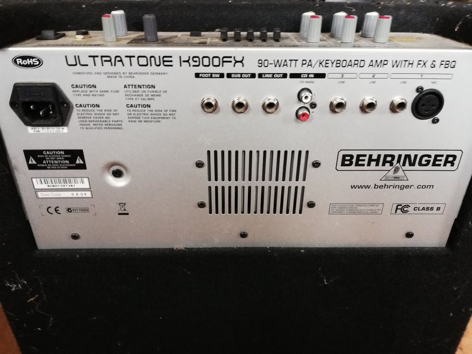 Behringer Ultratone K900FX in Hirschhorn (Neckar)