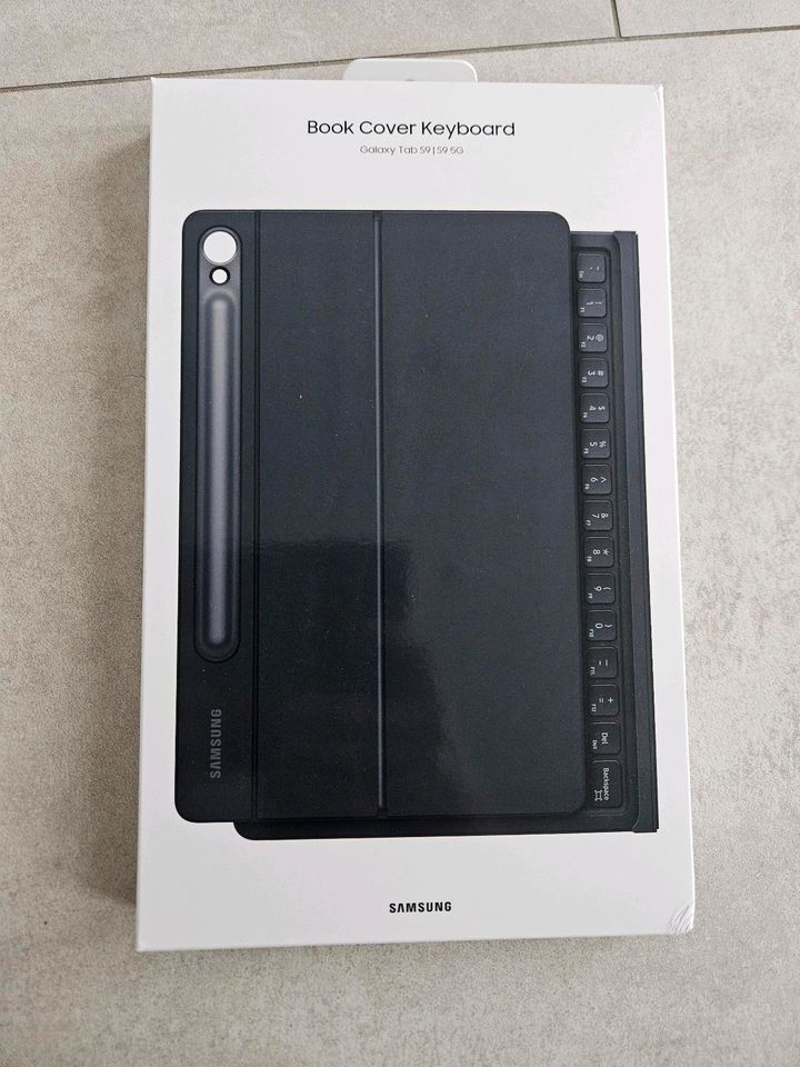 Samsung Tab S9 Book Cover Keyboard Hülle mit Tastatur NEU in Chemnitz