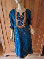 Original Indisches Kleid  Petrol Gold Neuwertig 38 40 Bayern - Rednitzhembach Vorschau