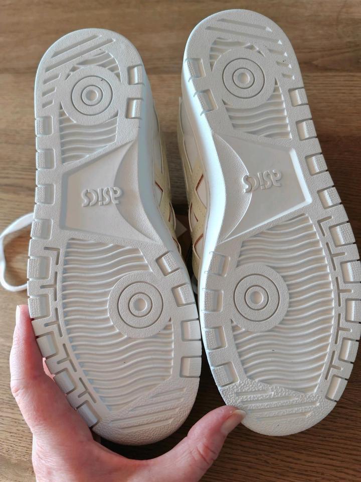 neu Asics Japans Damen weiß rosa gold Sneaker Größe 39 in Zirndorf