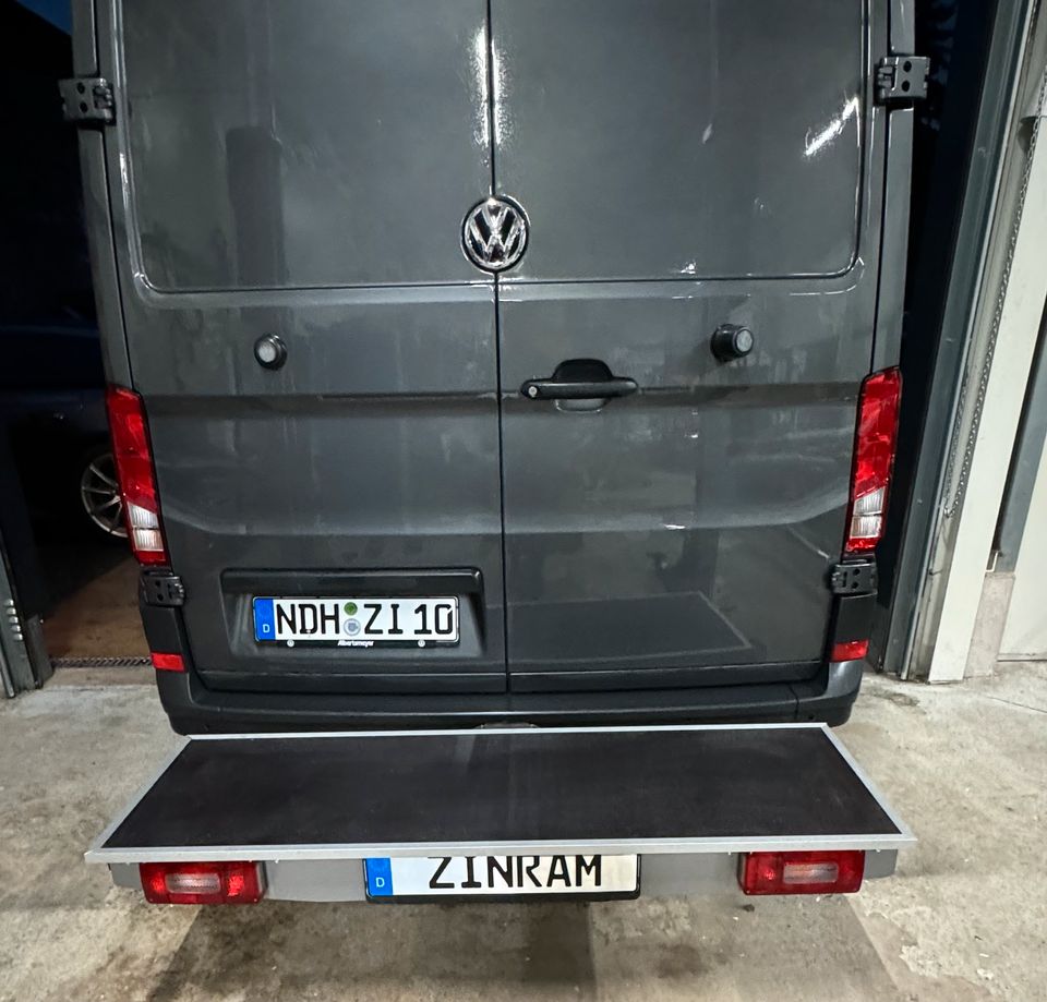 VW Crafter Heckplattform für Motorrad / Zubehör Camper California in Ellrich