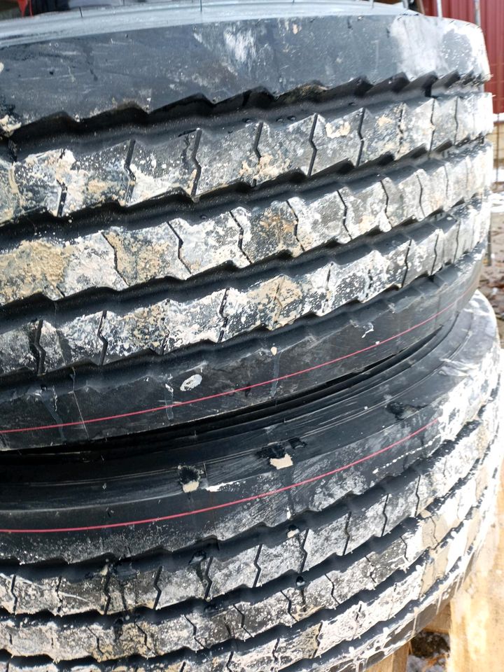 Reifen auf Felge 385/65 R22.5 neu Hankook Lkw Auflieger in Dettelbach