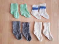 4 Paar Stricksocken, Babysocken, gestrickt, ca. 6-12 Monate Baden-Württemberg - Mannheim Vorschau