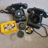 Telefon (schwarz, Vintage, Drehscheibe, basteln) Wandsbek - Hamburg Farmsen-Berne Vorschau